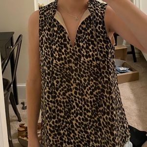 leopard print blouse